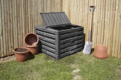 Verve Wood Effect Composter 400L -Deals Good Garden Tool Store verve wood effect composter 400l5063022039118 02i