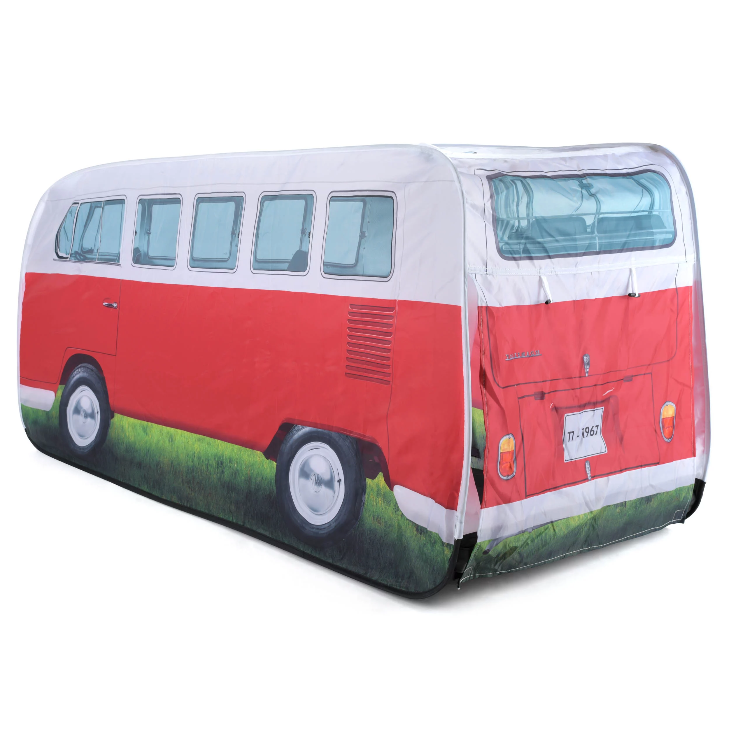 Volkswagen Red Camper Van Pop Up Tent 2 Volkswagen Red Camper Van Pop Up Tent - Image 2