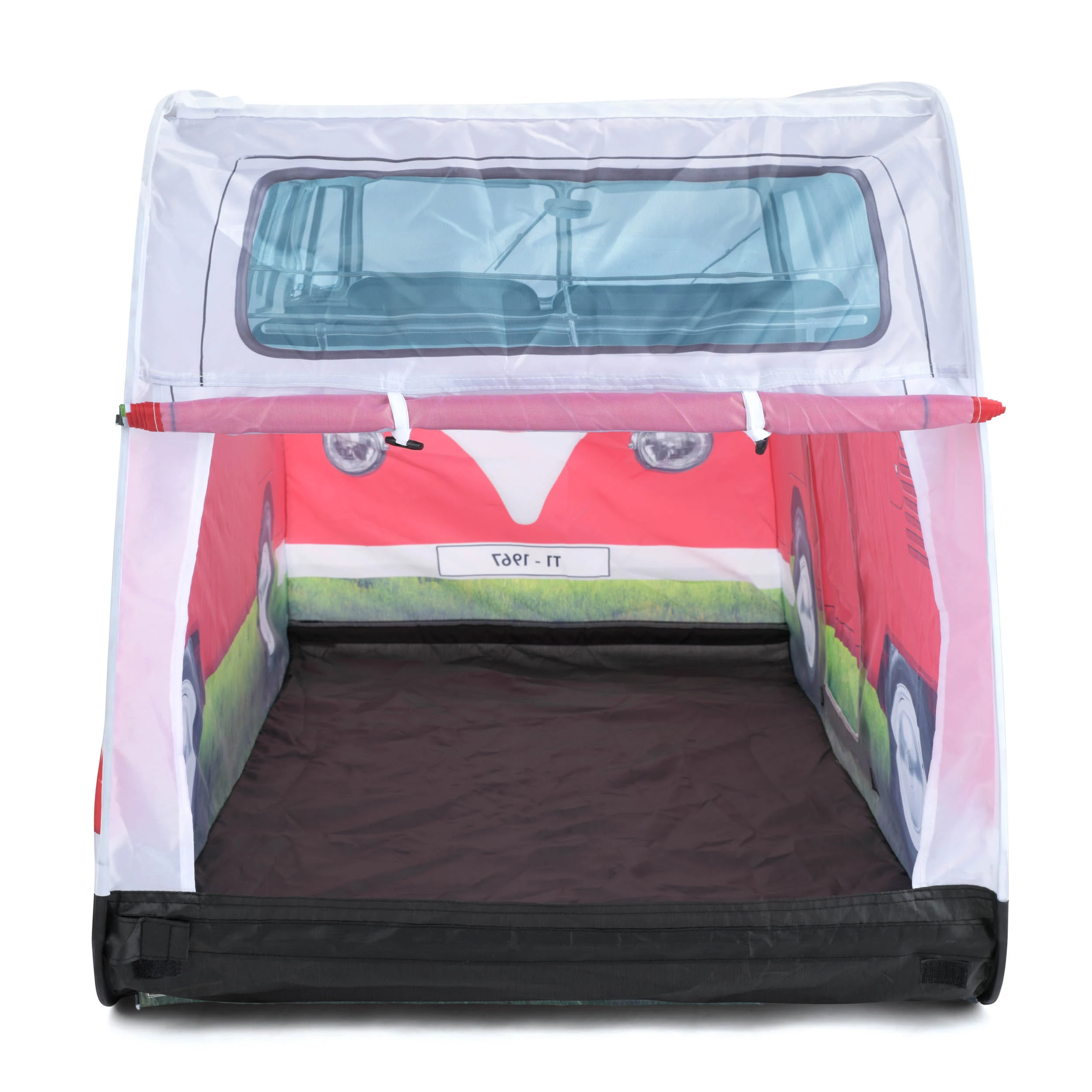 Volkswagen Red Camper Van Pop Up Tent 4 Volkswagen Red Camper Van Pop Up Tent - Image 4