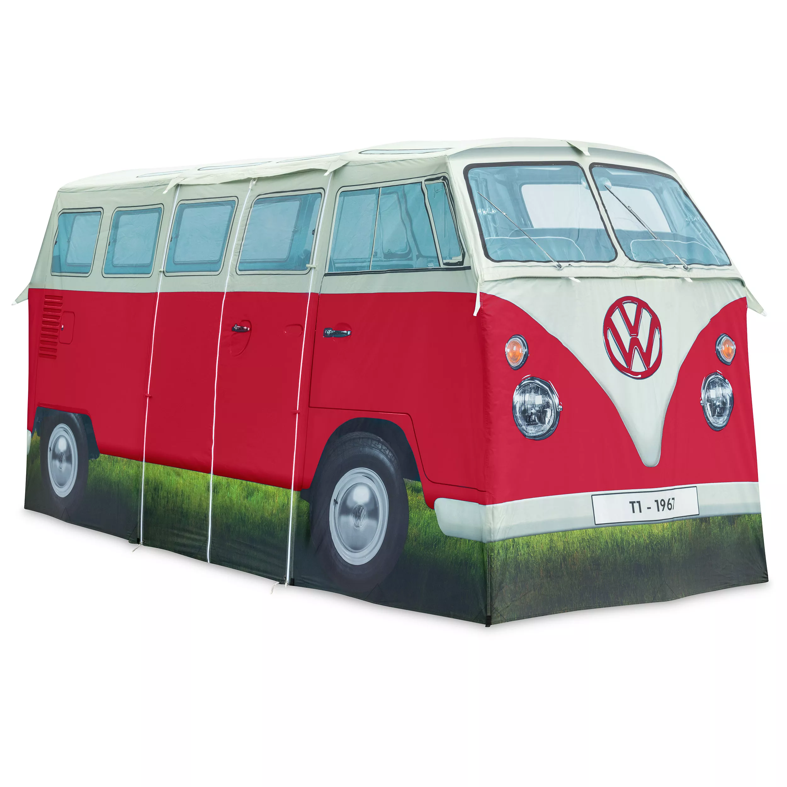 Volkswagen Red Camper Van Quick Pitch Tent 1 Volkswagen Red Camper Van Quick Pitch Tent