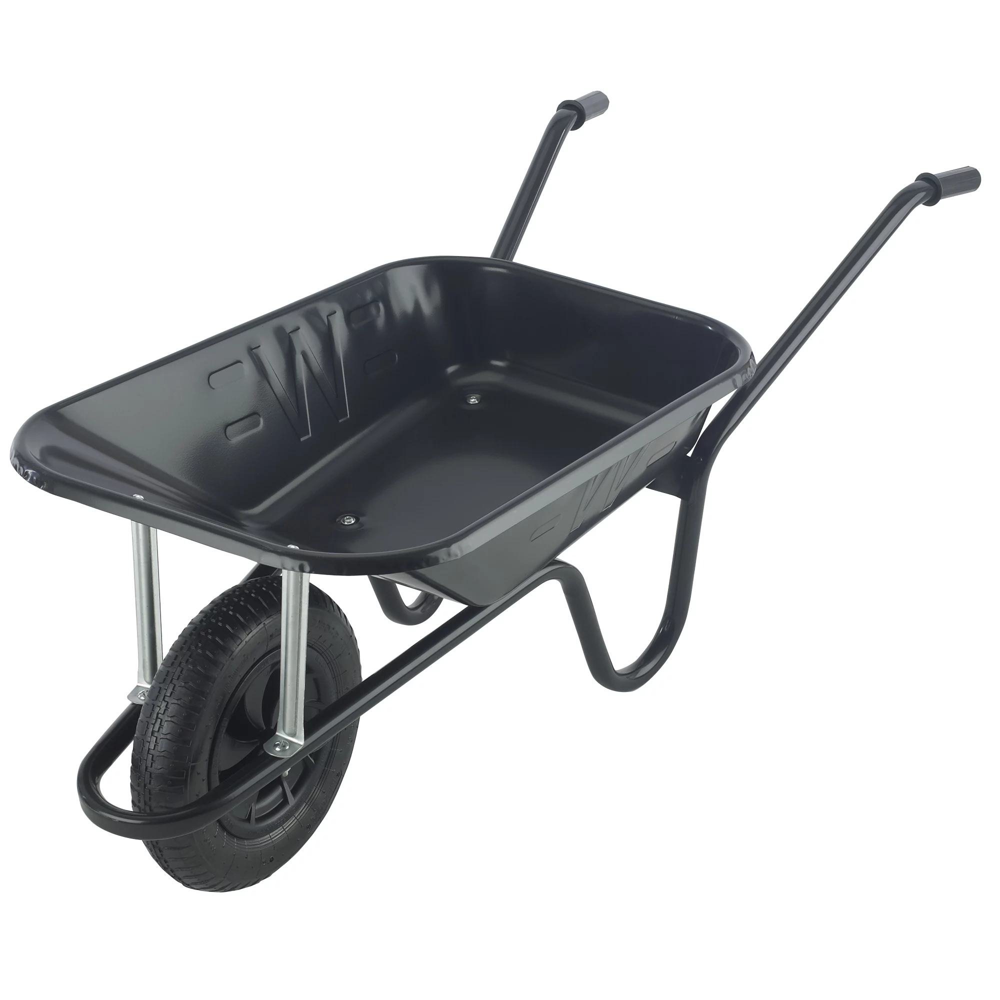 Walsall Endurance Black Steel Heavy Duty Wheelbarrow 85L 1 Walsall Endurance Black Steel Heavy Duty Wheelbarrow 85L