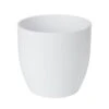 White Ceramic Round Plant Pot (Dia)24.3cm