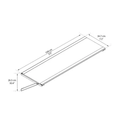 Yukon White Internal Shelf Kit (W)1040mm (D)347mm -Deals Good Garden Tool Store yukon white internal shelf kit w 1040mm d 347mm7290108138344 01t BQ